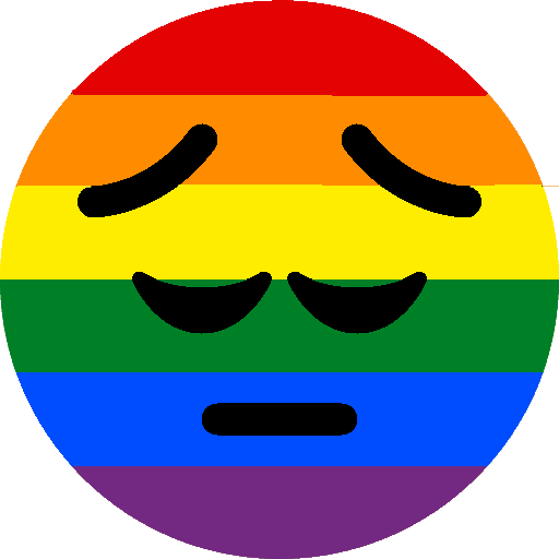 queer_pride_pensive emote for Discord