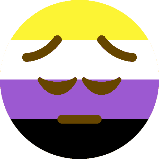 nonbinary_pensive emote for Discord