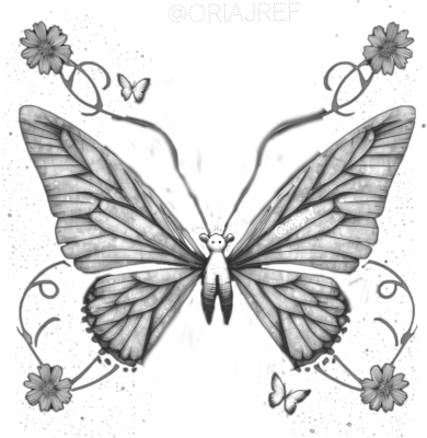 goth_butterfly emote for Discord