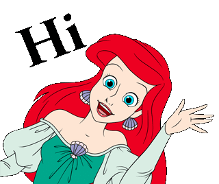 ArielHi emote for Discord