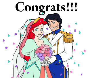 ArielCongrats emote for Discord