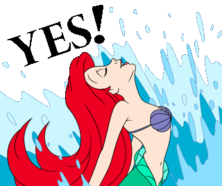 ArielYes emote for Discord