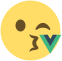 vue_kiss emote for Discord