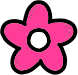bright_pink_flower emote for Discord