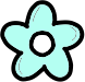 light_blue_flower emote for Discord