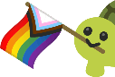 LGBTProgressTurtle emote for Discord