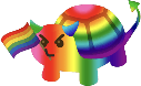 LGBTGayDevilTurtle emote for Discord