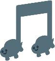 JMusicNoteTurtles emote for Discord