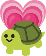 HPinkHeartTurtle emote for Discord