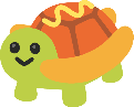 FHotDogTurtle emote for Discord