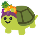 FFruitHatTurtle emote for Discord