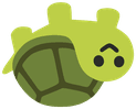 EUpsideDownTurtle emote for Discord