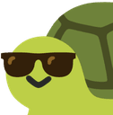 CWSunglassesTurtle emote for Discord