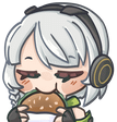 Anby_burger emote for Discord