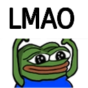 Lmao_pepe emote for Discord