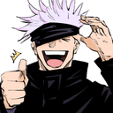 gojo_thumbs_up emote for Discord
