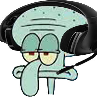 HeadsetSquidward emote for Discord
