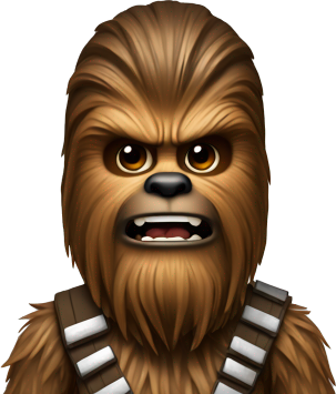 Chewbacca_Shocked emote for Discord