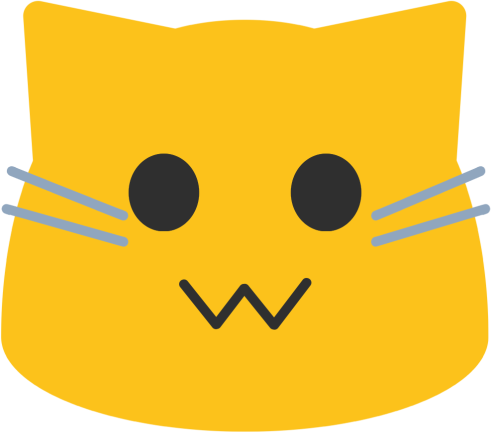 blobcat_neutral emote for Discord