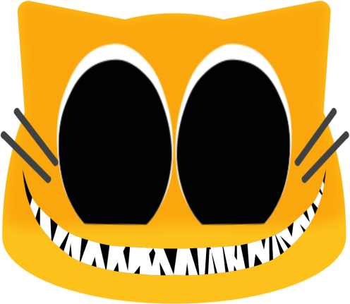 blobcat_scaryeyes emote for Discord