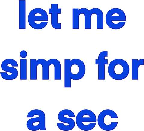 Let_Me_Simp emote for Discord