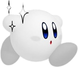 White_kirby emote for Discord