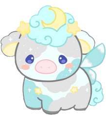 lunacow emote for Discord