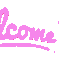 WelcomePink1 emote for Discord