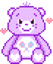 CareBearPurple emote for Discord