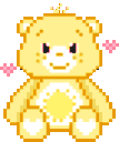 CareBearYellow emote for Discord
