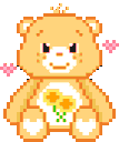 CareBearOrange emote for Discord
