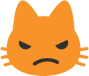 Google_cat_angry emote for Discord