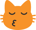 Google_cat_kiss emote for Discord