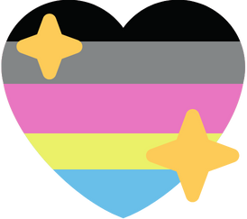 polygender_shiny_heart_flag emote for Discord