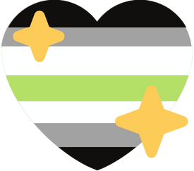 agender_shiny_heart_flag emote for Discord