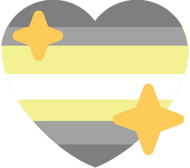 demigender_shiny_heart_flag emote for Discord