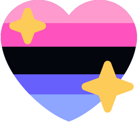 genderfulid_shiny_heart_flag emote for Discord