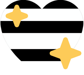 straight_shiny_heart_flag emote for Discord