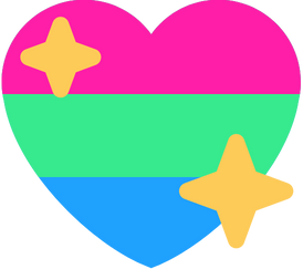 polysexaul_shiny_heart_flag emote for Discord