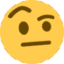 spinning_raised_eyebrow emote for Discord