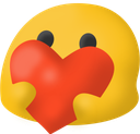 hdblobheart emote for Discord