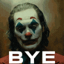 JOKER_bye emote for Discord