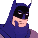 BATMAN_thinking emote for Discord