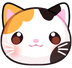 Cutecalicocat emote for Discord