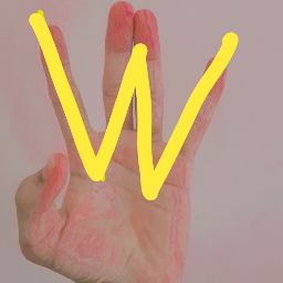 W_fingers_sign emote for Discord