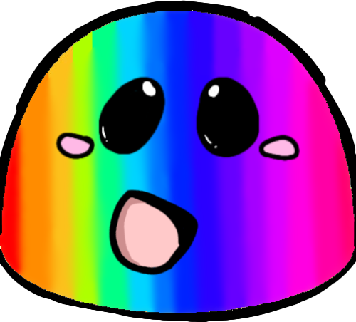 rainbowblobcute emote for Discord