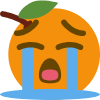 CryingOrange emote for Discord
