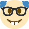 nerdy_clown emote for Discord