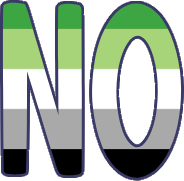 aromanticNO emote for Discord