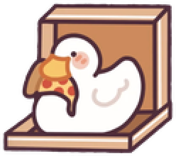 pizzaduck emote for Discord
